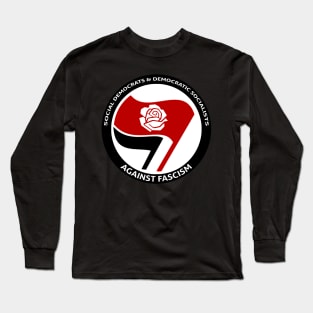 Social Democrats & Democratic Socialists Against Fascism Long Sleeve T-Shirt